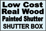 Stained Wood Shutters